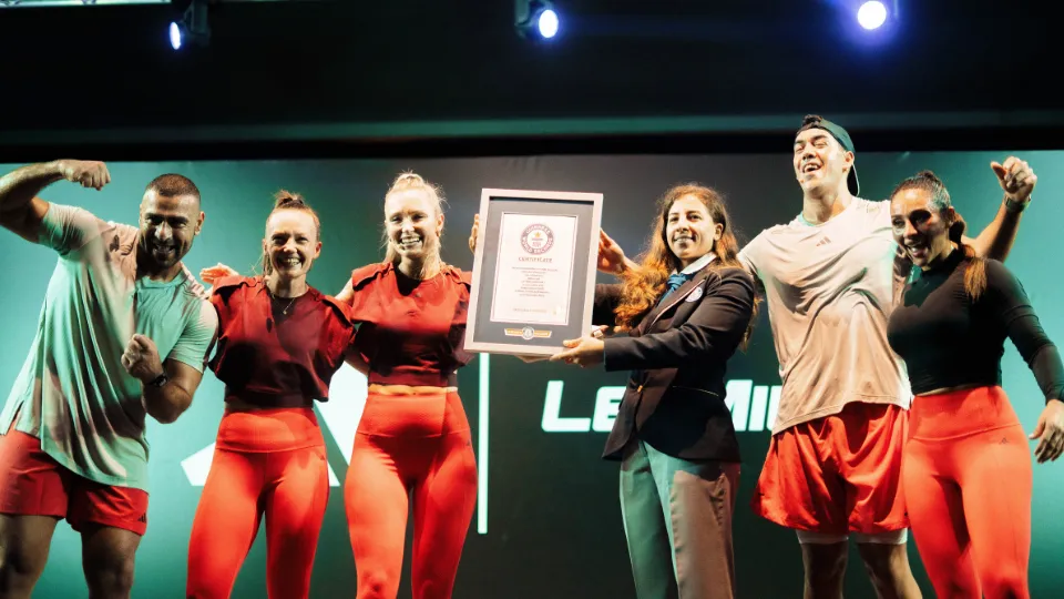 Adidas and Les Mills Make Fitness History
