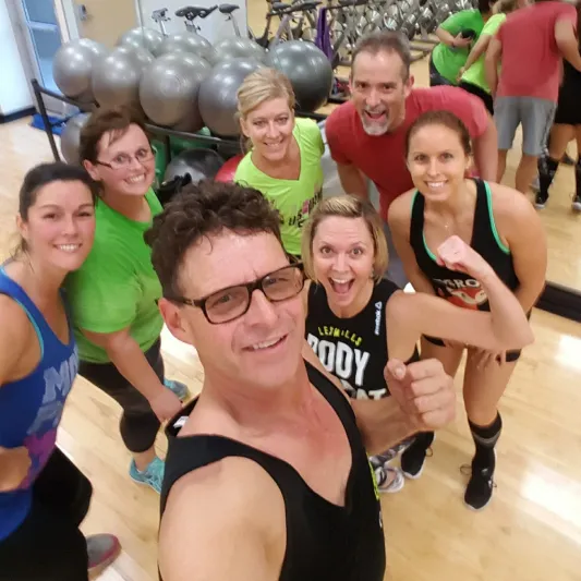 Les Mills Instructor Max Dorsey after BODYCOMBAT class